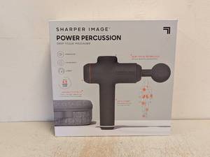 lot 62 image: SHARPER IMAGE POWER PERCUSSION DEEP TISSUE MASSAGER