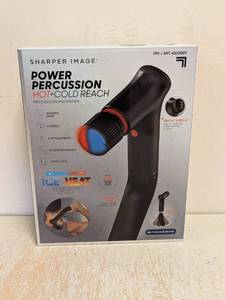 lot 61 image: SHARPER IMAGE POWER PERCUSSION HOT  COLD REACH PERCUSSION MASSAGER
