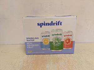 lot 93 image: NEW SPINDRIFT SPARKLING WATER VARIETY PACK 27CT
