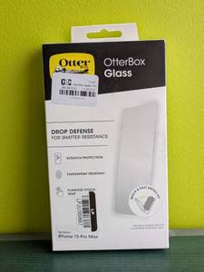 lot 99 image: NEW OTTER BOX GLASS IPHONE 15 MAX CASE