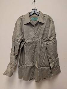 lot 224 image: NEW RED KAP XL BUTTON UP SHIRT TAN