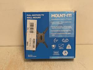 lot 194 image: NEW MOUNT-IT FULL MOTION TV WALL MOUNT