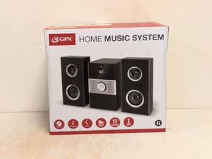 lot 165 image: NEW GPX HOME MUSIC SYSTEM