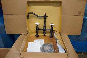 lot 30 image: Kingston Heritage Collection Kitchen Faucet