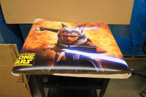 lot 111 image: Star Wars  The Clone Wars Poster