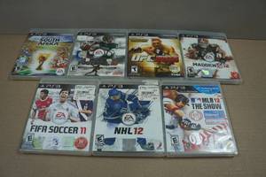 lot 138 image: 7 PlayStation 3 Games - FIFA, NCAA Football, UFC, Madden, NHL