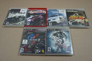 lot 139 image: 6 PlayStation 3 Games - Grid, Need for Speed, Garnd Turismo ,Reflex