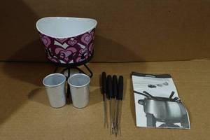 lot 277 image: Tealight Fondue Set