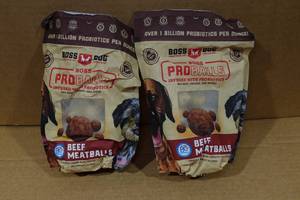 lot 292 image: 2 Boss Dog Freeze Dried Dog Treats - Beef