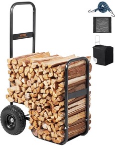 lot 91 image: Vevor Wood Cart