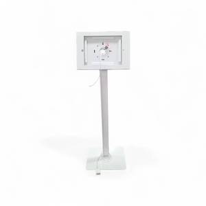lot 32 image: Mount-It anti-theft floor stand tablet kiosk,