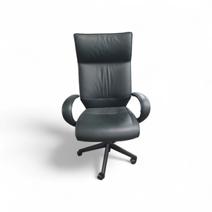 lot 60 image: Keilhauer Leather High Back Task Chair