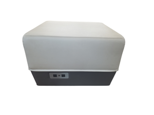 lot 65 image: Lacasse Powered Ottoman with USB Inputs