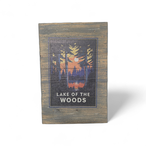 lot 114 image: Framed Art Lake of The Woods