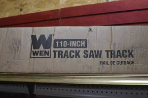 lot 2 image: WEN CT9110 110-Inch Track Saw Track Guide Rail and Adapters