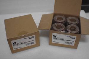 lot 14 image: WEN 65910SP40 40-Grit 10-Inch Pre-Cut Ready-to-Wrap Drum Sander Sandpaper, 4-Pack
