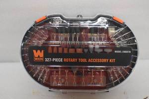 lot 32 image: WEN 230327A 327-Piece Rotary Tool Accessory Kit with Carrying Case
