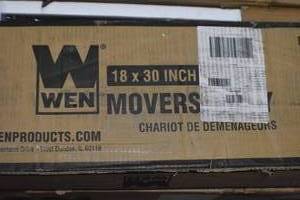 lot 46 image: WEN 721830 1320-Pound Capacity 18-by-30-Inch Hardwood Movers Dolly, 2-Pack