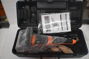 lot 49 image: WEN JN8504 8.5-Amp Plate and Biscuit Joiner with Case and Biscuits