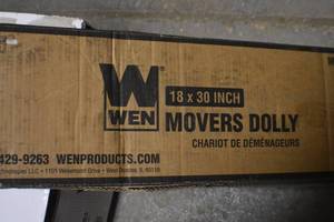lot 60 image: WEN 721830 1320-Pound Capacity 18-by-30-Inch Hardwood Movers Dolly, 2-Pack