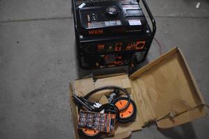 WEN DF475X 4,750-Watt 120V/240V Dual Fuel Portable Generator with Wheel Kit, Electric Start, and CO Watchdog