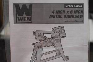 WEN BA4664 4-by-6-Inch Metal-Cutting Band Saw with Stand