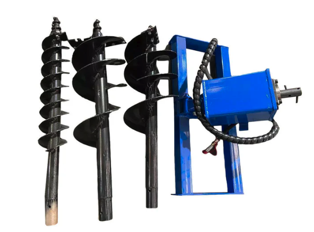 lot 4366 image: AGT Skid Steer Auger Attachment - 61214 Inch (SSECG-YSSECAG-Y)