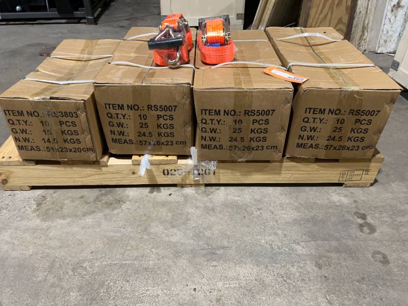 lot 9078 image: FUTURE 42 Pc Ratchet Straps (FT003)