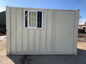 lot 572 image: 11 Foot Container Cabin w Side Door & Window