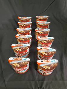 lot 83 image: Nutella & Go Hazelnut Spread & Breadsticks 260 g Jars