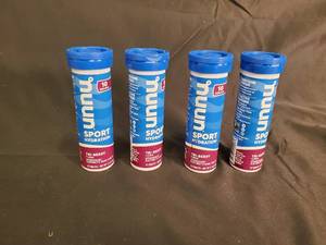 lot 154 image: Nuun Sport Hydration Tri-Berry - 4 Tubes, 10 Tablets Each