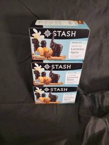 lot 164 image: STASH Licorice Spice Herbal Tea - Caffeine-Free, 3 Boxes