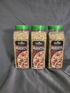 lot 202 image: McCormick Gourmet Bruschetta Seasoning Mix Sweet Basil & Oregano - 3 Bottles