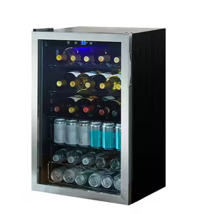 lot 40 image: Vissani 4.3 Cu. ft. Wine and Beverage Cooler in Stainless Steel (Minor Transit Damage)