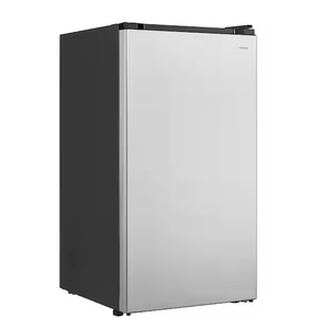 lot 57 image: Vissani 3.2 cu. ft. Mini Refrigerator in Stainless Steel, ENERGY STAR Model # HVAR32SE (Minor Transit Damage)