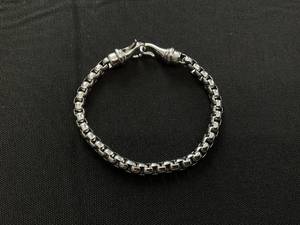 lot 65 image: Kay Rolo Link Bracelet Solid Stainless Steel 8.5 Unisex