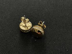 lot 113 image: Michael Kors Gold-tone Stud Earrings