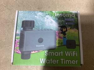lot 129 image: Insoma WiFi Sprinkler Timer Water Timer, APP & Voice Control, Remote Control Irrigation System via 2.4Ghz WiFi & Bluetooth, Compatible with Alexa (Missing Plastic Garden Hose Connector)