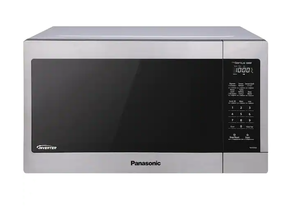 lot 200 image: Panasonic 1.6 cu. ft. Countertop Microwave in Stainless Steel with Inverter Technology and Genius Sensor Cooking Model # NN-SC73LS