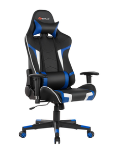 lot 99 image: Costway Reclining Swivel Massage Gaming Chair with Lumbar Support