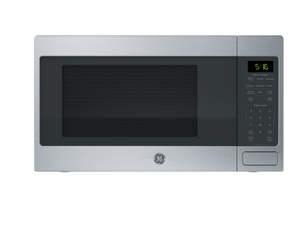 lot 186 image: GE� 1.6 Cu. Ft. Countertop Microwave Oven (Model # GCST16S1WSS)
