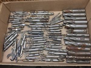 lot 312 image: Group Machinist - End Mills - Double End Mills - Cutters - See Pics
