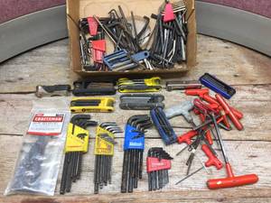 lot 362 image: Large Group Hex - Torx - Ball End ALLEN-CRESCENT-CRAFTSMAN