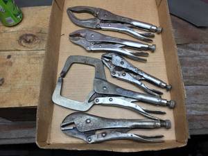 lot 115 image: 5 VISE-GRIP Branded Tools 12LC - 10WR - 10R - 11R - 7R