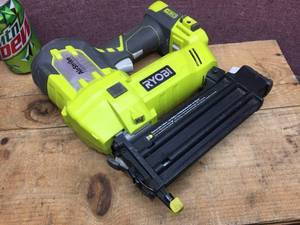 lot 126 image: RYOBI P320 Cordless 18V - 18 Ga Nailer - Tool Only - Clean