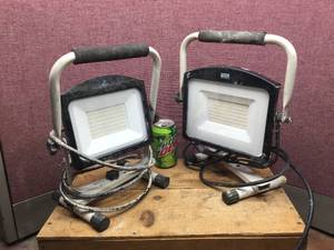 lot 130 image: 2 LED Worklights - GT LiteSmart Electrician