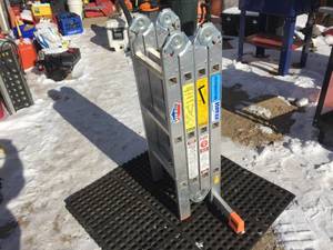 lot 155 image: KRAUSE Multimatic #121482 Type 1 Industrial 12 Ft Extra Heavy Ladder