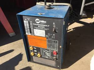 lot 191 image: MILLER THUNDERBOLT ACDC 230V 1Ph Welder