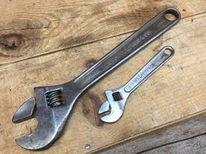 lot 198 image: 2 J.H. Williams  Co. - Adjustable Wrenches 6  12