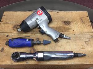 lot 238 image: CH 12 Air Impact - Powermate 38 Driver - CH TL1120 Mini Die Grinder